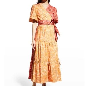 Marie Oliver Orange Rena Maxi Dress